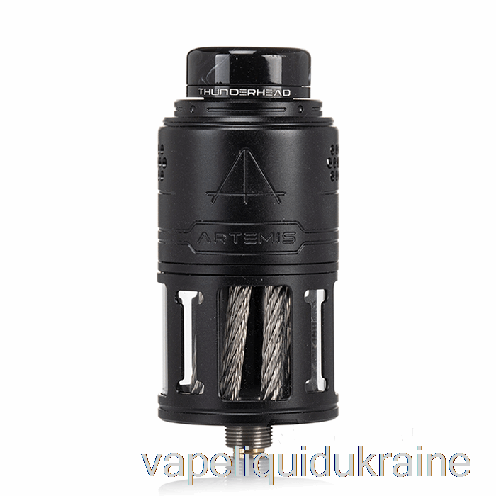 Vape Ukraine Thunderhead Creations Artemis V2 Top Coiler 25mm RDTA Matte Black